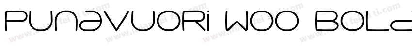 Punavuori W00 Bold字体转换